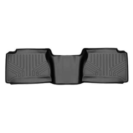 Smartliner 2nd Row Floor Mats Liner for 2001-2007 Chevy Silverado, Black SB0179
